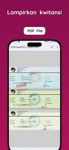 Kwitansi Digital для Android — скриншот 2
