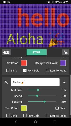 LED Banners — Text Scroller для Android — скриншот 3