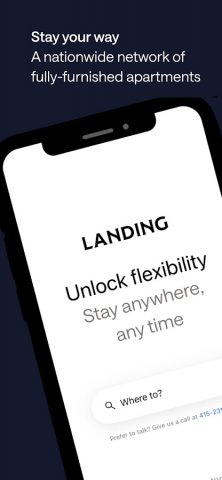 Landing Furnished Apartments для Android — скриншот 1