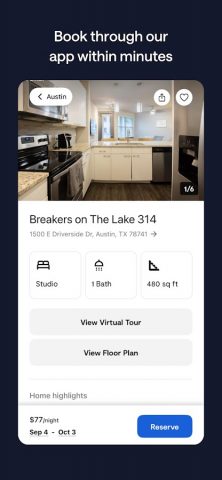 Landing Furnished Apartments для Android — скриншот 5