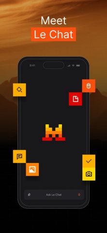 Le Chat by Mistral AI для iOS — скриншот 1
