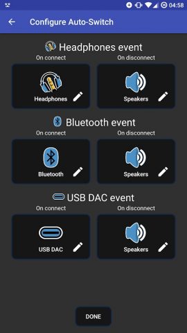 Lesser AudioSwitch для Android — скриншот 5