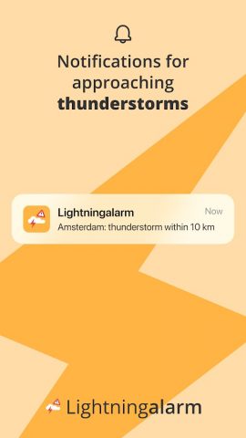 Lightning Alarm Weatherplaza для Android — скриншот 1