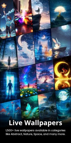 Live Wallpapers, 4K Wallpapers для Android — скриншот 1