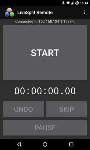 LiveSplit Remote для Android — скриншот 1