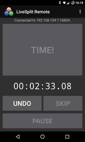 LiveSplit Remote для Android — скриншот 5