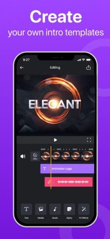 Logo Maker  ゜дизайнер интро для iOS — скриншот 3