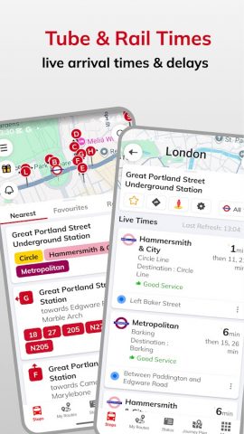 London & UK Live Bus Countdown для Android — скриншот 3