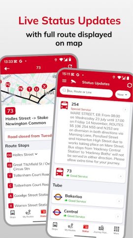 London & UK Live Bus Countdown для Android — скриншот 5