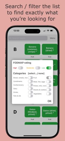 Low FODMAP diet A to Z для iOS — скриншот 3