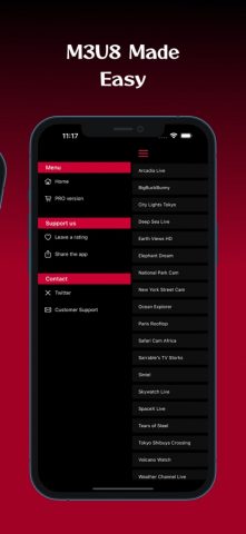 M3U8 Stream Player: TV & Video для iOS — скриншот 5
