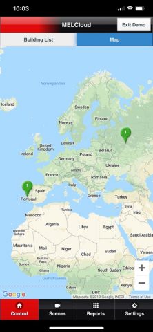MELCloud для iOS — скриншот 2
