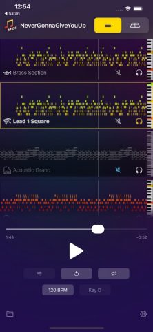 MIDI Opener для iOS — скриншот 1
