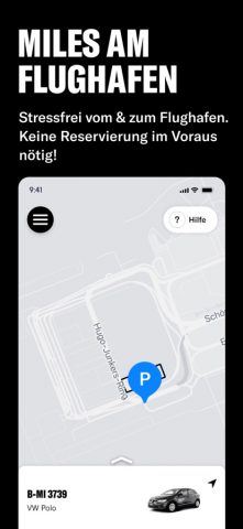 MILES Carsharing & Vansharing для iOS — скриншот 5