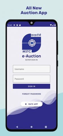 MSTC eAuction для Android — скриншот 2