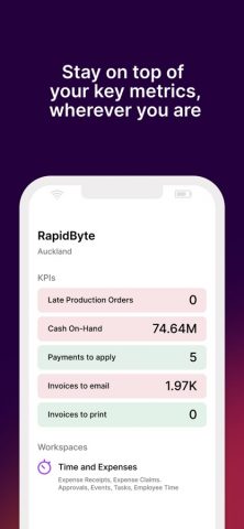 MYOB Acumatica для iOS — скриншот 3