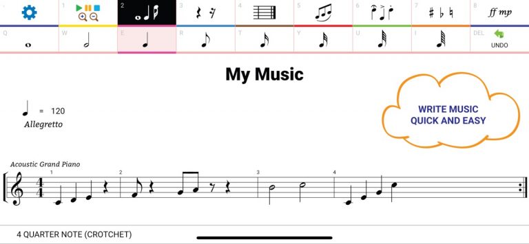 Maestro — Music Composer для iOS — скриншот 1