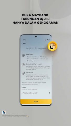 Maybank2u ID для Android — скриншот 1