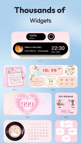 Mico — Widget & Live Wallpaper для Android — скриншот 5