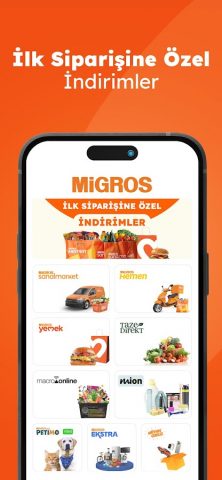 Migros — Market & Yemek для Android — скриншот 1