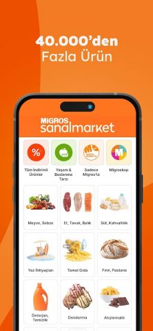 Migros — Market & Yemek для Android — скриншот 3