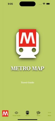 Milan Subway Map для iOS — скриншот 1