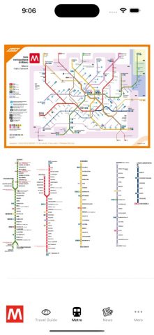 Milan Subway Map для iOS — скриншот 2