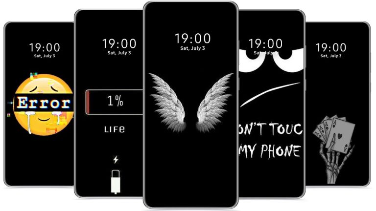 Милые Черные Обои На Телефон для Android — скриншот 5