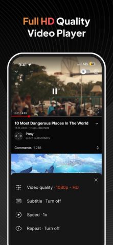 MinimizePlayer — PlayVideo для iOS — скриншот 1