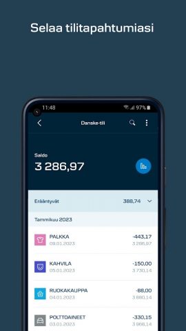 Mobiilipankki FI — Danske Bank для Android — скриншот 2