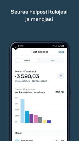 Mobiilipankki FI — Danske Bank для Android — скриншот 3