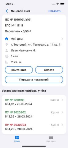 Мобильный абонент для iOS — скриншот 3