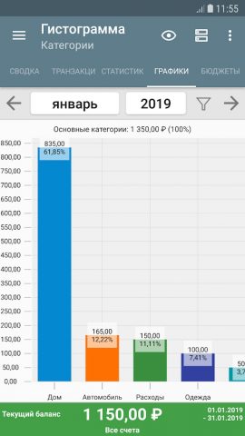 Мой бюджет для Android — скриншот 4