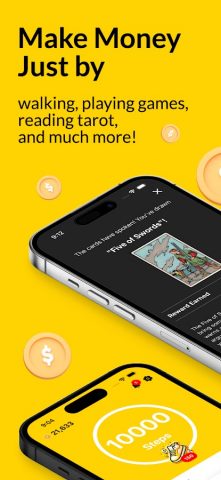 Money Bunny — Get paid to walk для Android — скриншот 1