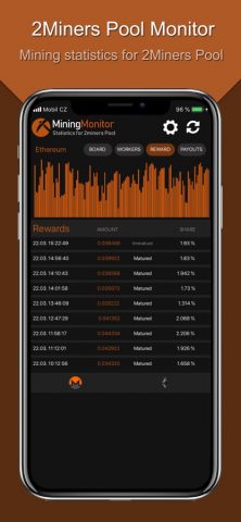 Monitor for 2Miners Pool для iOS — скриншот 3
