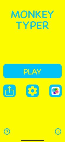Monkey Typer для iOS — скриншот 1