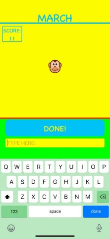 Monkey Typer для iOS — скриншот 3