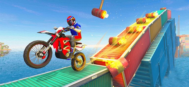 Motorcycle Stunt Racing для iOS — скриншот 1