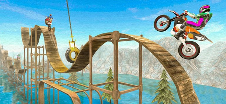 Motorcycle Stunt Racing для iOS — скриншот 2