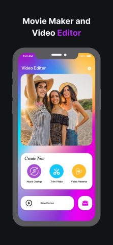 Movie Maker & Video Editor для iOS — скриншот 1