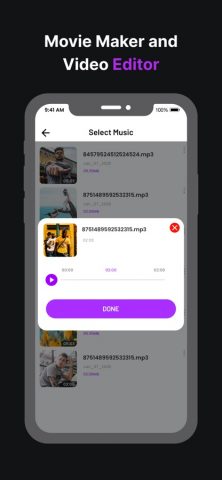 Movie Maker & Video Editor для iOS — скриншот 2