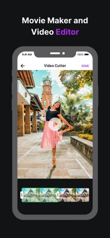 Movie Maker & Video Editor для iOS — скриншот 4