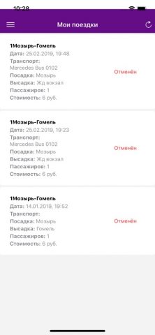 Мозырь Экспресс для iOS — скриншот 4