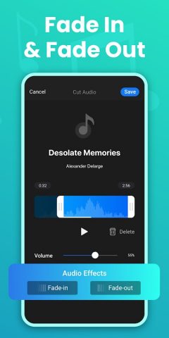 Mp3cut: производитель рингтоно для Android — скриншот 4