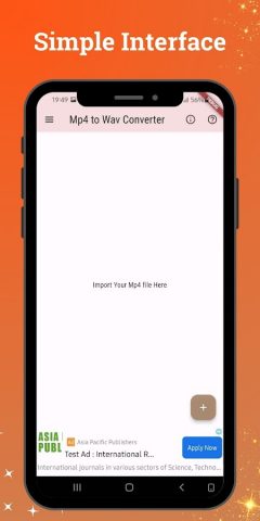 Mp4 to Wav Converter для Android — скриншот 2