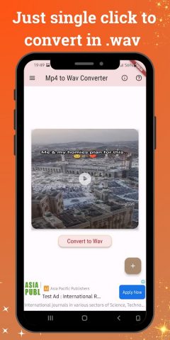Mp4 to Wav Converter для Android — скриншот 3