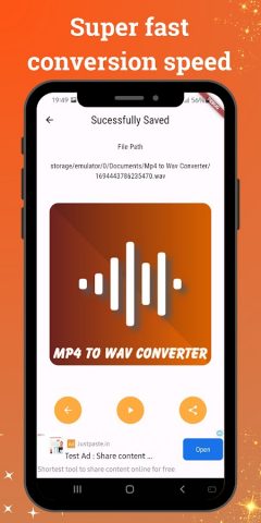 Mp4 to Wav Converter для Android — скриншот 4