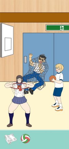 Muscle Girl protects Ren-kun! для iOS — скриншот 4