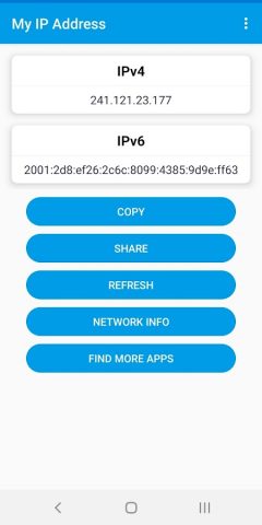 My IP Address для Android — скриншот 1