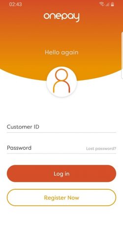 My OnePay для Android — скриншот 1